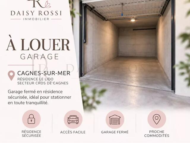 Garage proposé à Cagnes-sur-Mer