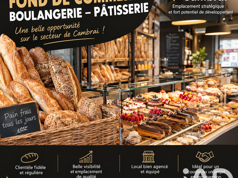 Vente Boulangerie, Pâtisserie 130 m&sup2; — photo 1