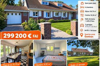 Maison 6 pièces 299200 €