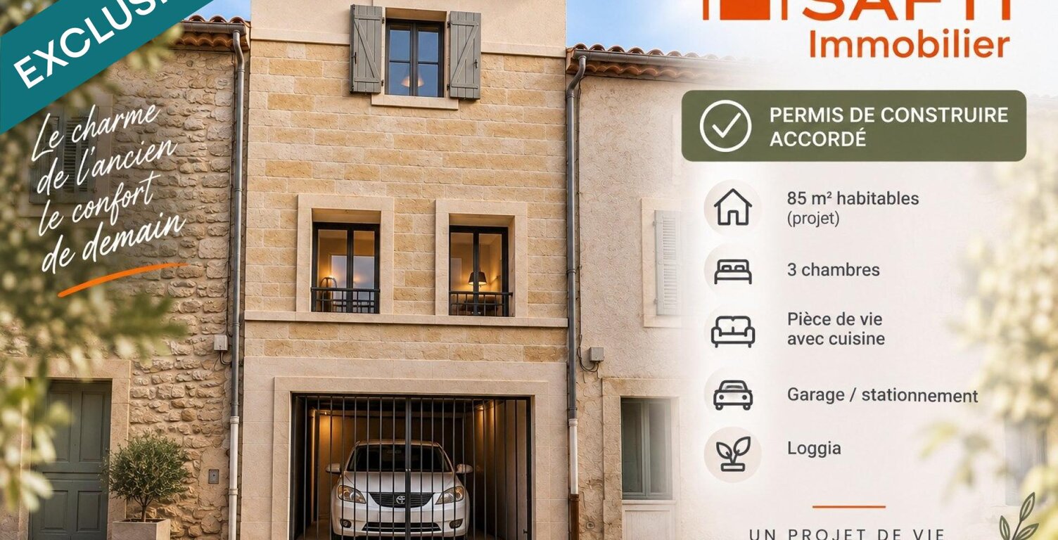 Remise de 85m² habitable avec permis de construire — photo 1