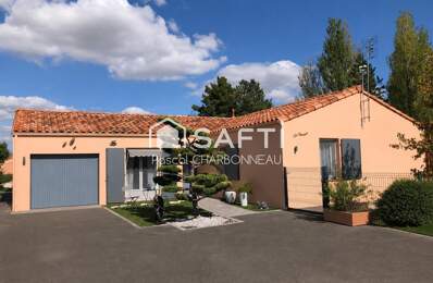 PLAIN PIED 3 CHAMBRES GARAGE CARRELE ASSAINNISSEMENT COLLECTIF — photo du bien
