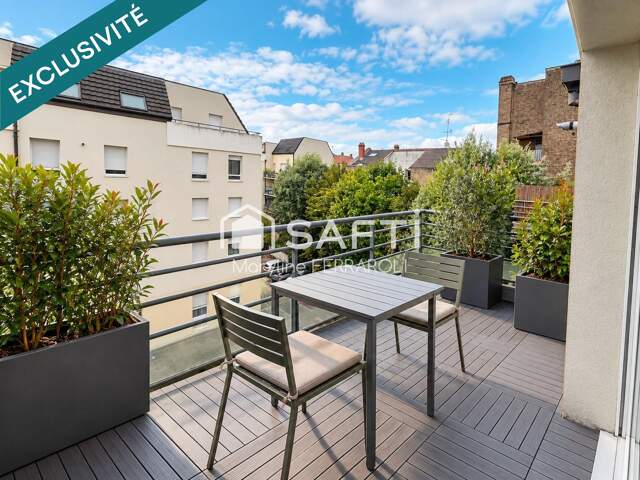 3 pièces avec terrasse, garage et proche tram F — photo du bien