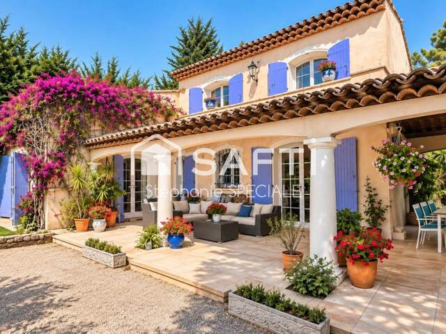 MOUGINS  PIBONSON - VILLA NÉOPROVENÇALE 230 M² - TERRAIN 1 500 M² - APPARTEMENT INDÉPENDANT — photo du bien