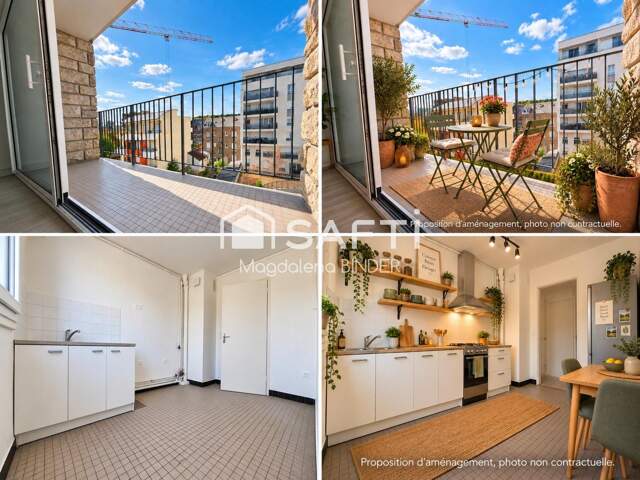 Appartement 3 pièces avec balcon, parking et cave  Juvisy-sur-Orge, à 2 min de la gare — photo du bien