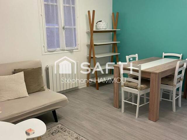 T2 meublé entièrement rénové - 39m² - loué - RDC — photo du bien