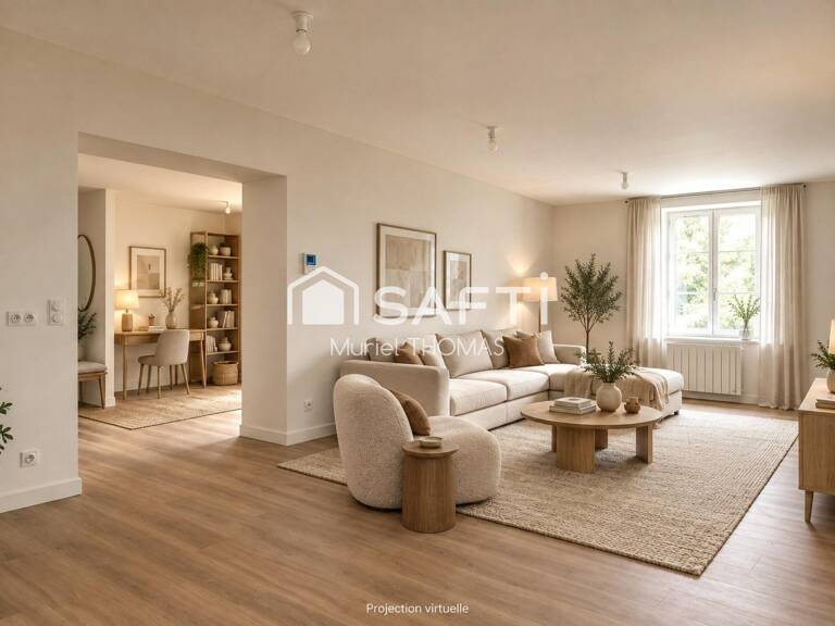 Saint-Chef, T3 rénové avec 2 chambres, garage et terrasse — photo 1