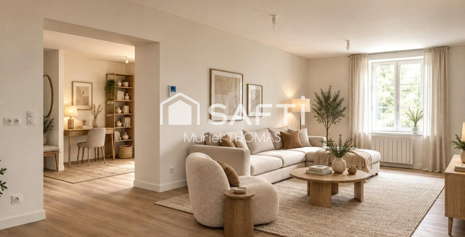 Saint-Chef, T3 rénové avec 2 chambres, garage et terrasse — photo 1