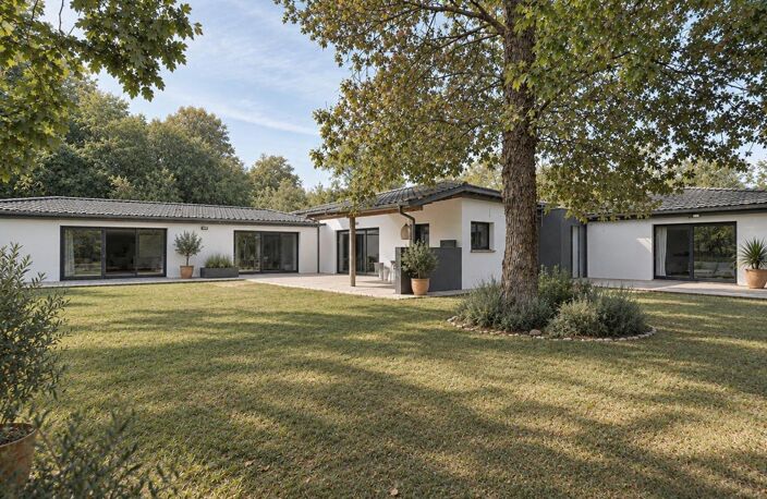 Maison contemporaine de plain-pied de 244m2 — photo 2