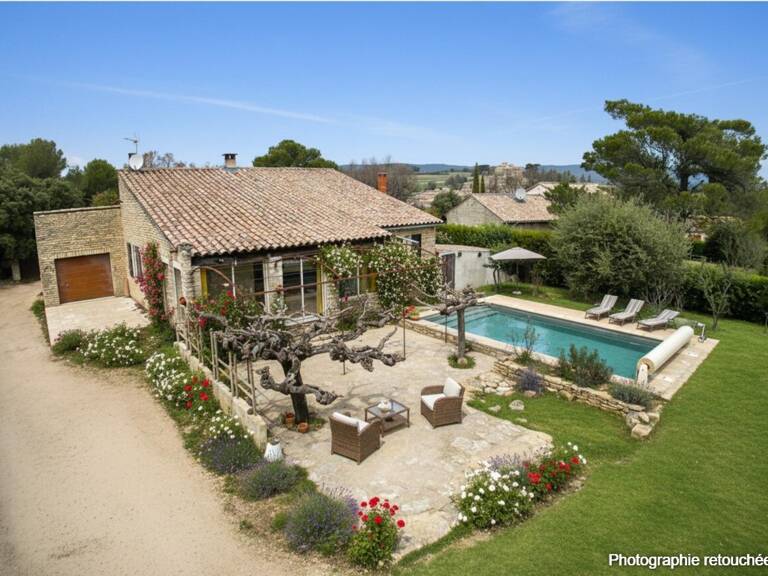 Maison en pierre avec piscine  Calme absolu à Murs — photo 1
