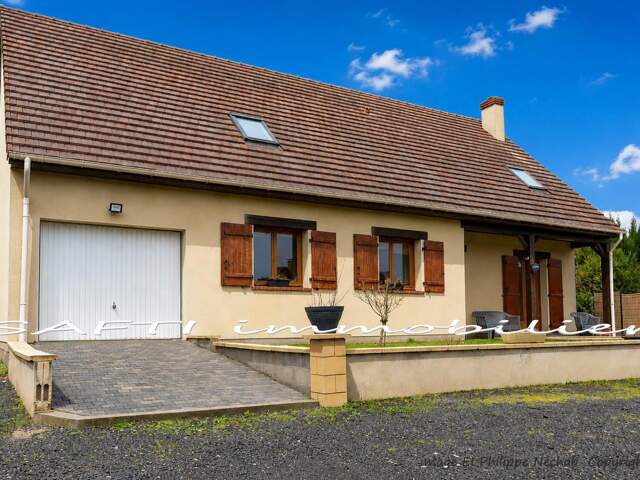 Limetz-Villez - Maison de 161m² - 3 chambres - sur 1099m2 de jardin. — photo du bien