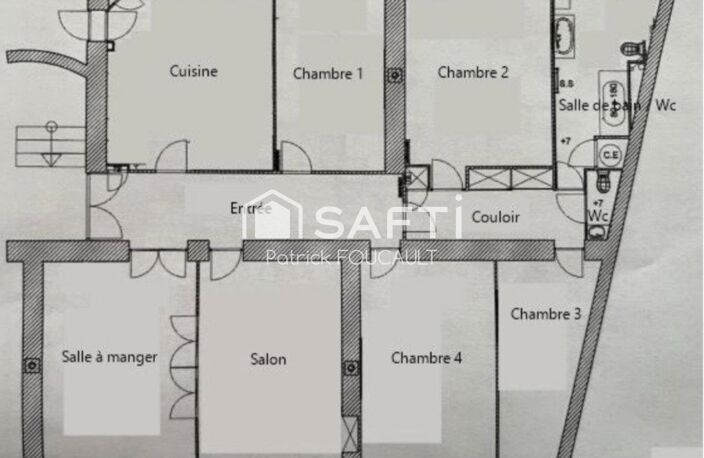 Bel appartement Hausmannien 166 m2 rénové récemment — photo 3