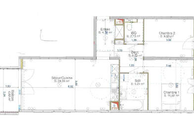 Appartement 3 pièces 262150 €