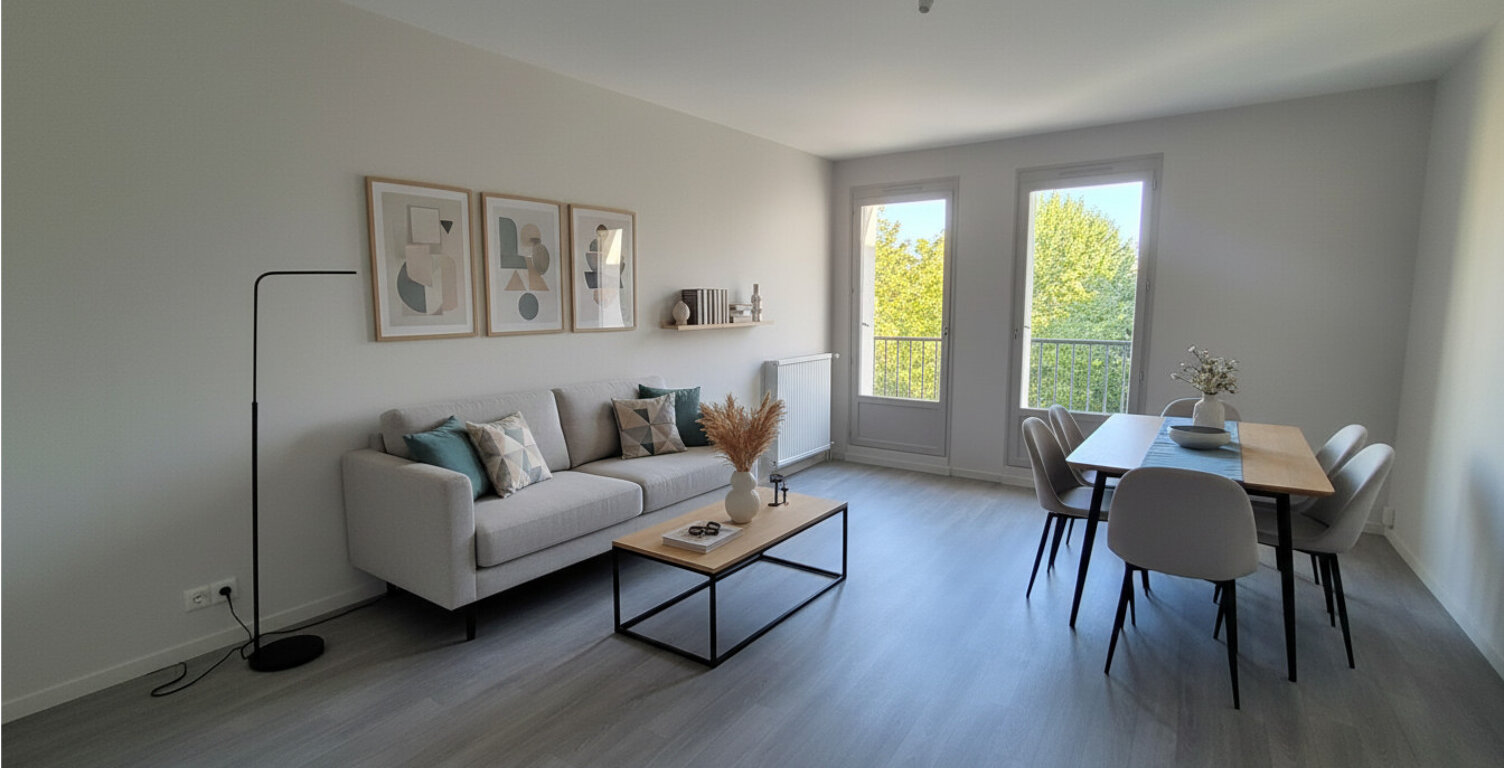 Appartement T3 - 67 m² - TOURS - LES HALLES — photo 1