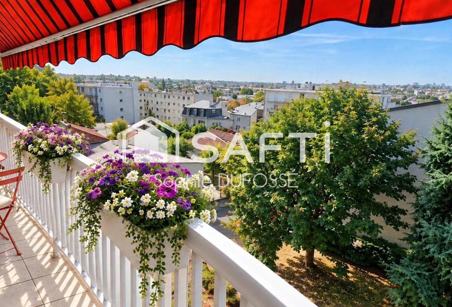 Proche commerces et gare, Appartement T3 de 63,02 m2 avec balcon filant,  cave et place de parking intérieure — photo 1