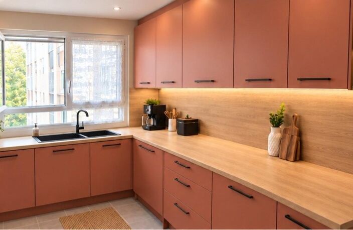 Proche commerces et gare, Appartement T3 de 63,02 m2 avec balcon filant,  cave et place de parking intérieure — photo 5