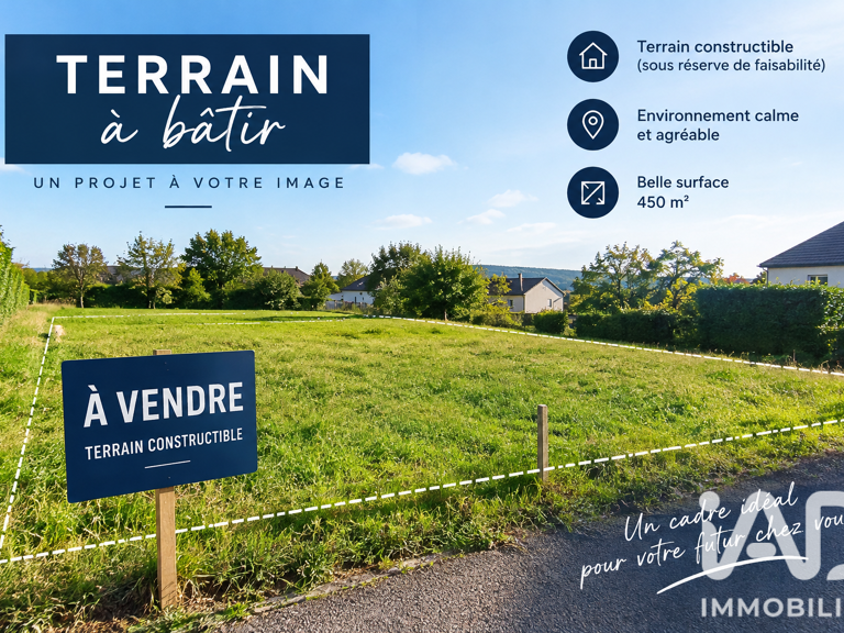 Vente Terrain à bâtir 464 m&sup2; — photo 1