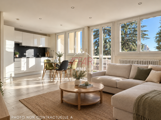 Appartement T2 rénové à Ville la Grand 74100 — photo du bien