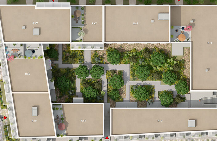 Vente programme neuf T3, T4, T5 63 à 120 m² Bordeaux (33000) — photo 2