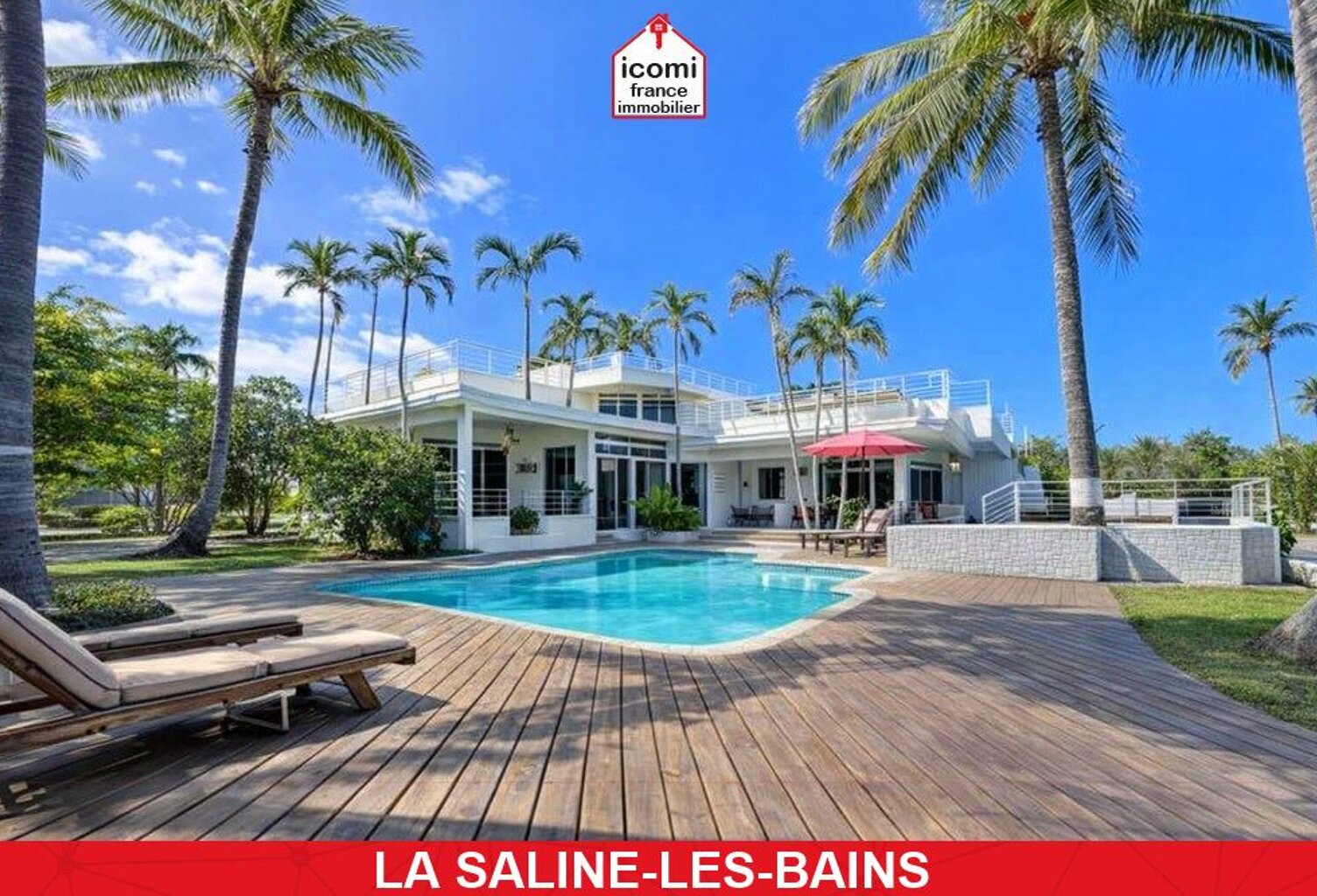 LA REUNION - La Saline-Les-Bains (97434) - A VENDRE - VILLA DE 470 M² AVEC DEUX STUDIOS INDEPENDANTS - VUE MER PANORAMIQUE - PRESTATIONS LUXUEUSES - PISCINE - JACUZZIS - GARAGE - RARE — photo 1