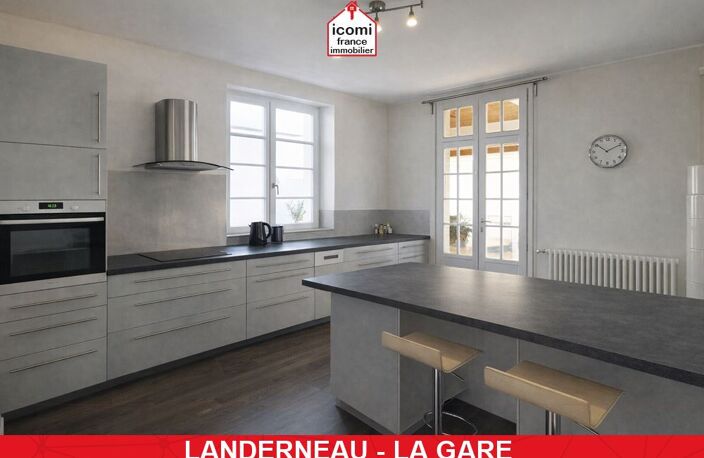 FINISTERE - Landerneau (29800) - A VENDRE - MAISON 140M² - 6 CHAMBRES - GRANDE PIECE DE VIE - 1000M² DE TERRAIN - CENTRE VILLE - PROCHE GARE - SECTEUR RECHERCHE — photo 3