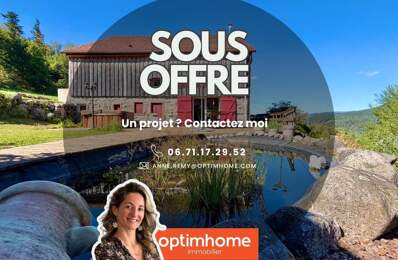 SOUS OFFRE - Ferme vosgienne en pierre de 209 m² – entièrement rénovée – 1,3 hectare – vue montagne – vendue meublée — photo du bien