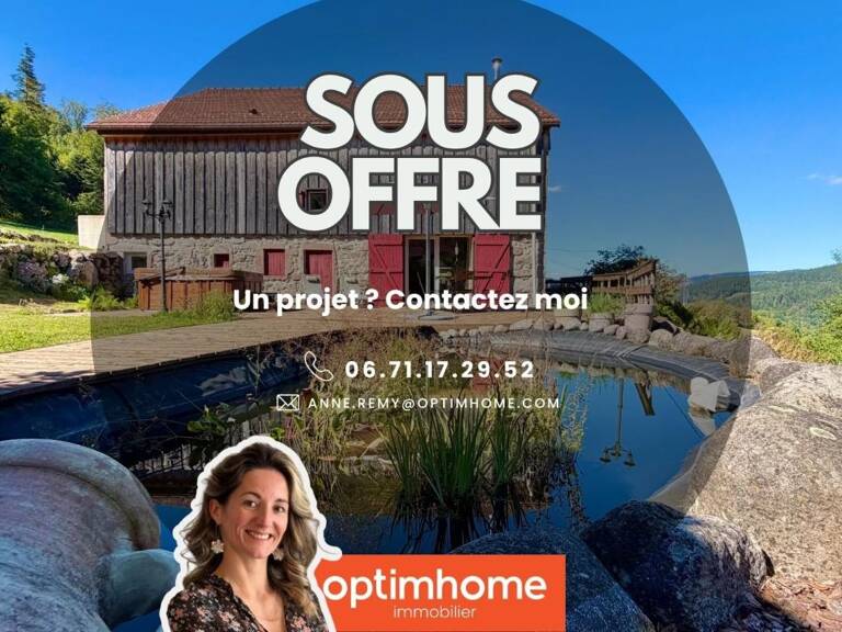 SOUS OFFRE - Ferme vosgienne en pierre de 209 m² – entièrement rénovée – 1,3 hectare – vue montagne – vendue meublée — photo 1