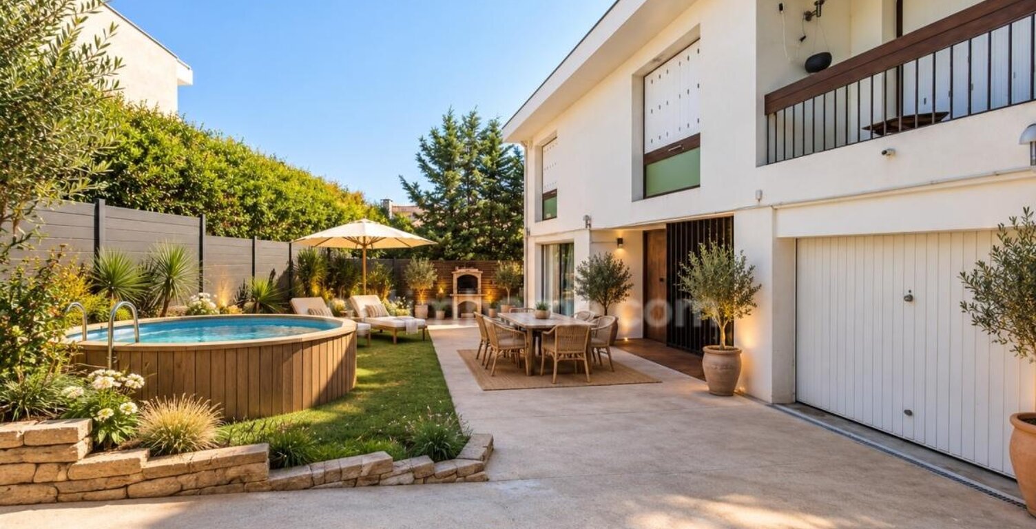 MONTPELLIER (34000) – MAISON INDIVIDUELLE – 6 PIÈCES – 4 CHAMBRES – JARDIN – GARAGE – TOITURE NEUVE — photo 1