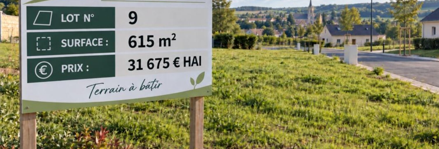 Terrain  615 m² à vendre à Stenay (55700)