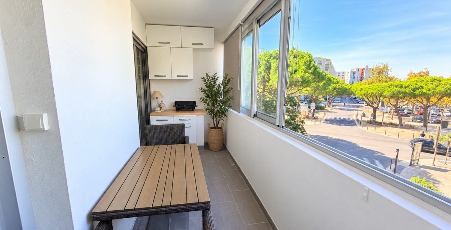 Appartement T2 rénové avec loggia – au calme et sans vis-à-vis Carnon (34) — photo 1