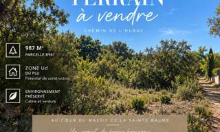 Terrain  987 m² à vendre à Plan-d'Aups-Sainte-Baume (83640)
