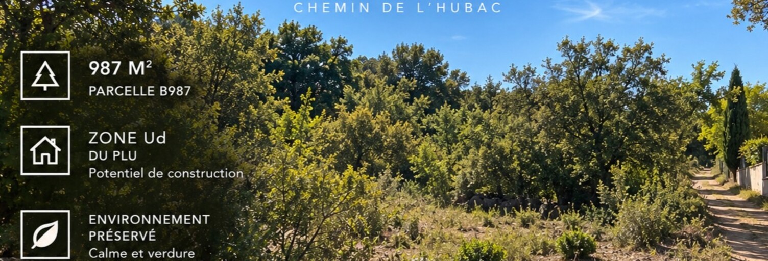 Terrain  987 m² à vendre à Plan-d'Aups-Sainte-Baume (83640)