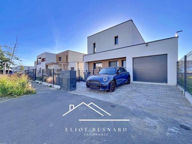 MAISON CONTEMPORAINE DE 2024 – VIE DE PLAIN-PIED – 3 CHAMBRES – GARAGE – GIBERVILLE — photo du bien