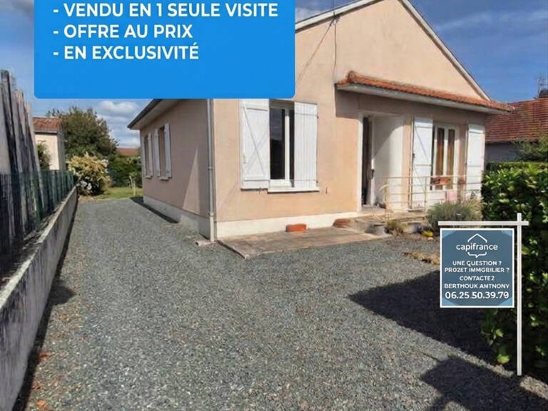 MABLY (42300) – Spécial Investisseur | Maison T3 sur 592 m² de terrain | Rendement brut 6,6 % (Loyer 400 €/mois) — photo 1