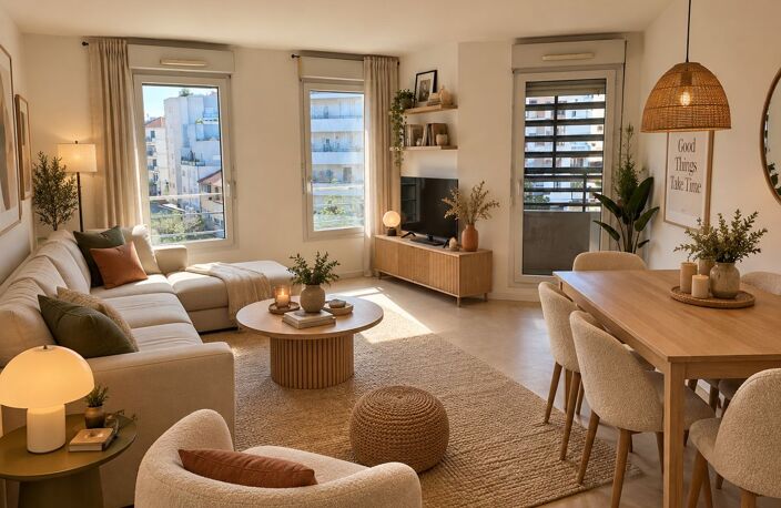 T3 de 69,3 m² à Villeurbanne au prix de vente de 169 200 € — photo 2