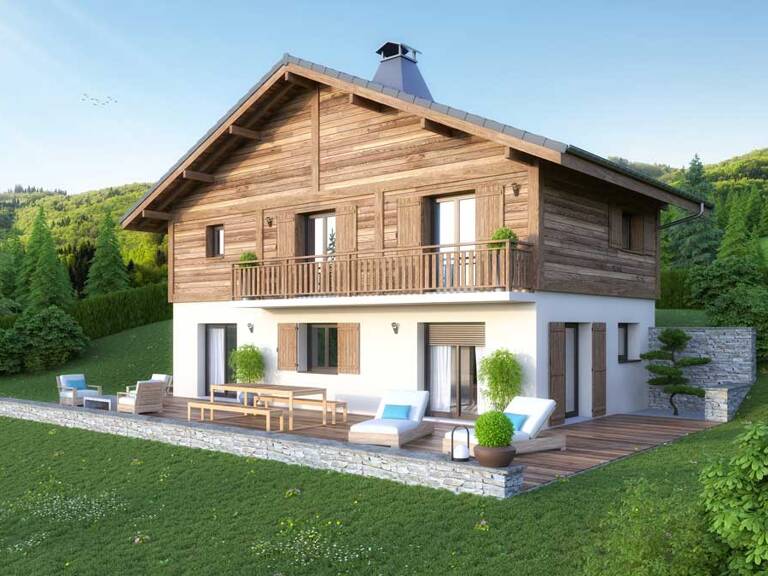 Petit Hameau de Montagne à Sallanches-Panoramique sur les Aravis — photo 1