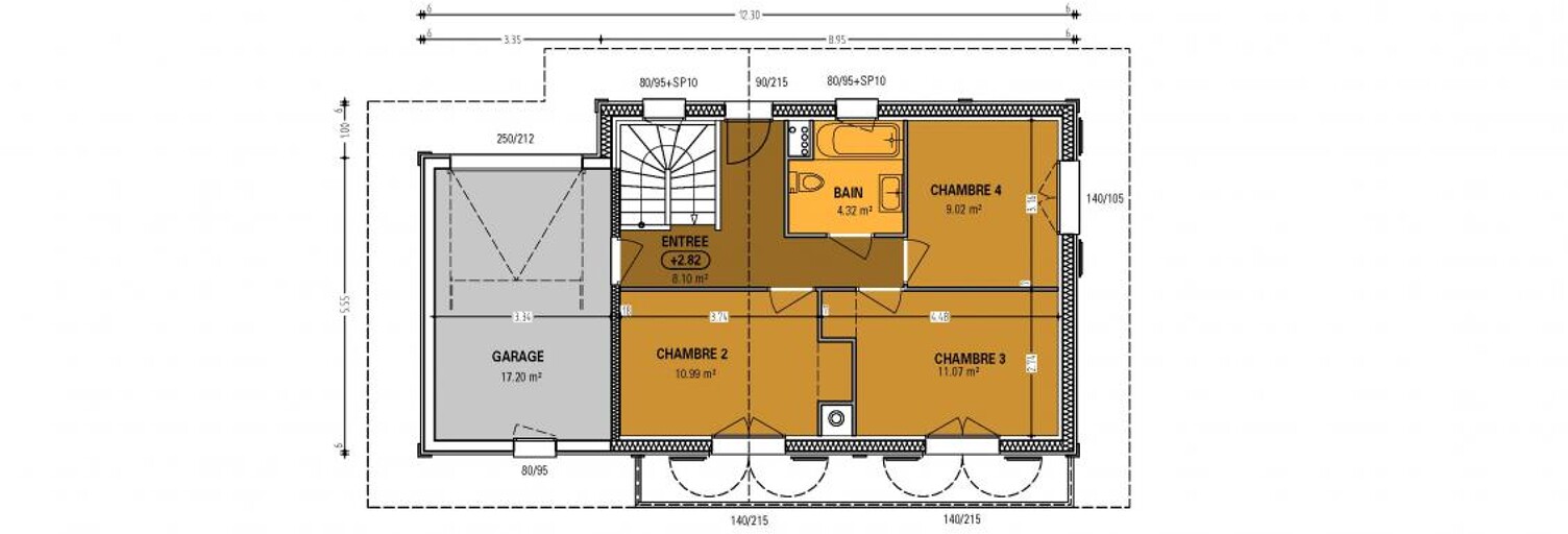 Maison 108 m² à construire Glières-Val-de-Borne (74130)