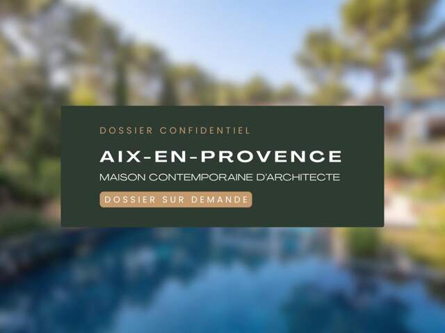 Maison d’architecte  — 360 m² au total avec dépendance, garage et cuisine d’été — Secteur prisé, Aix-en-Provence — photo du bien