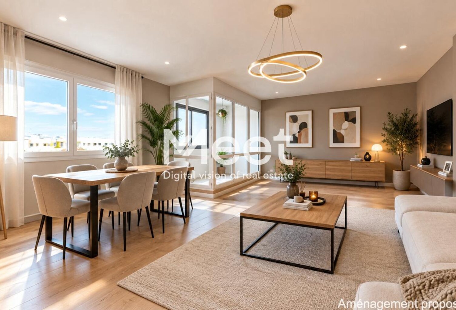 4 pièces - 2 chambres - loggia — photo 1