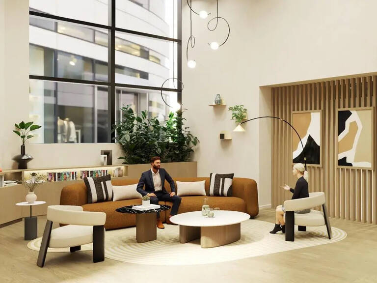CORPIMMO vous propose à la location des plateaux de bureaux au sein d'un immeuble idéalement localisé à 300m du métro ligne 9 station "Billancourt". Des emplacements de parking sont disponibles en sous-sol — photo 1