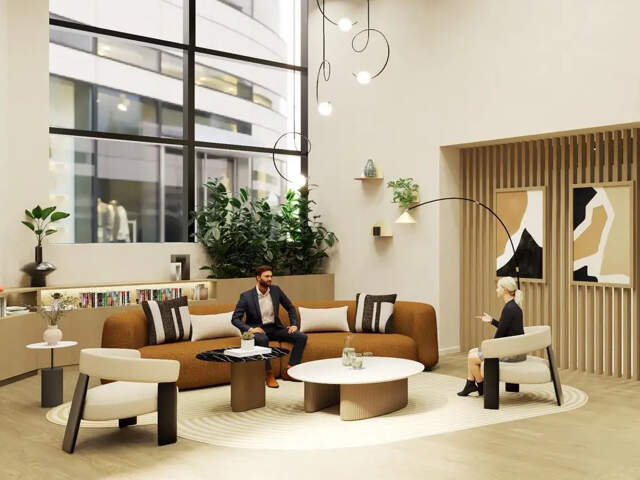CORPIMMO vous propose à la location des plateaux de bureaux au sein d'un immeuble idéalement localisé à 300m du métro ligne 9 station "Billancourt". Des emplacements de parking sont disponibles en sous-sol — photo du bien