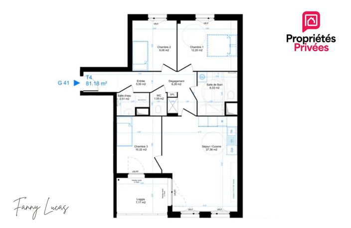 APPARTEMENT GIF-SUR-YVETTE - 4 PIECES DE 81.18 m² AVEC LOGGIA — photo 3