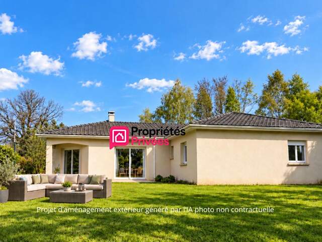 Coup de coeur maison T6 de plain-pied de 195m², terrain 1200m² PAUGNAT 63410 — photo du bien