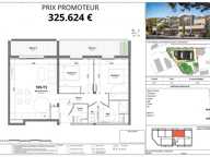 Appartement LA FRANQUI 3 pièce(s) 62,62 m2 — photo 2