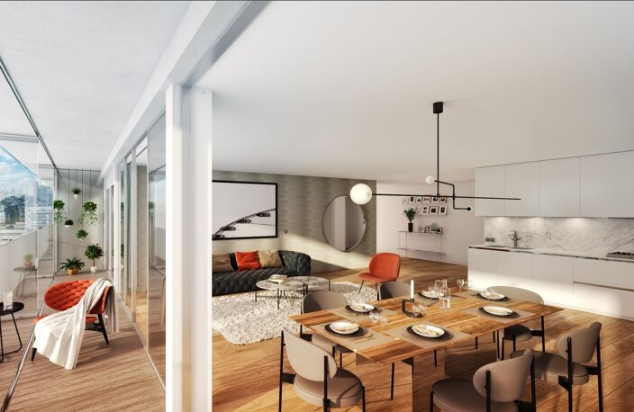 -Appartement Haut Standing 3 pièces Claye-Souilly — photo 2
