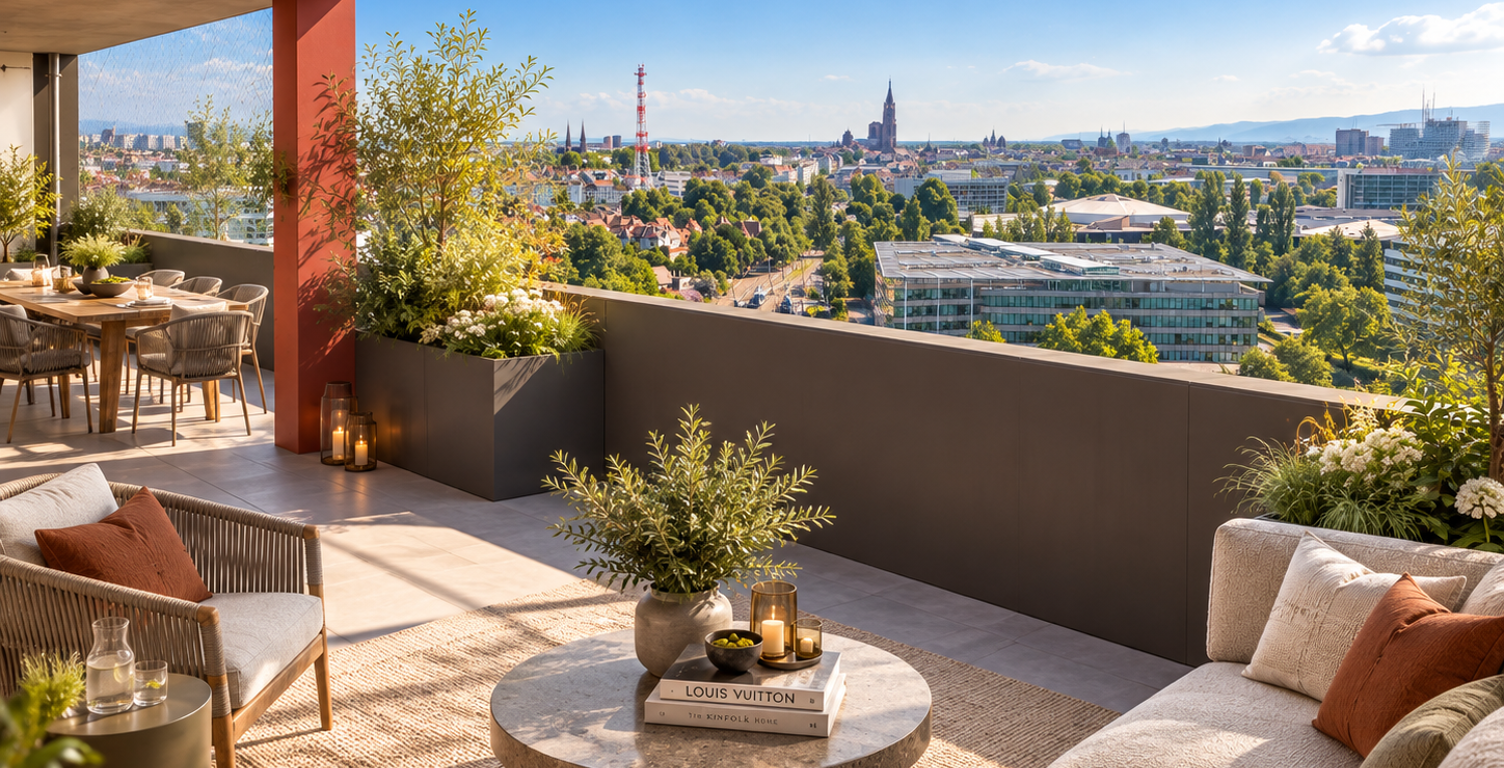 Coup de coeur Wacken – vue impressionnante - terrasse 37m² orientée sud - haut standing — photo 1