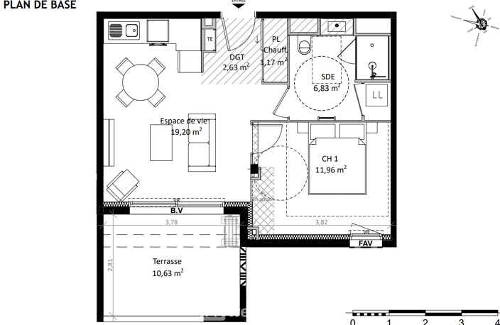 Appartement - 41.79m² - Alénya — photo 2