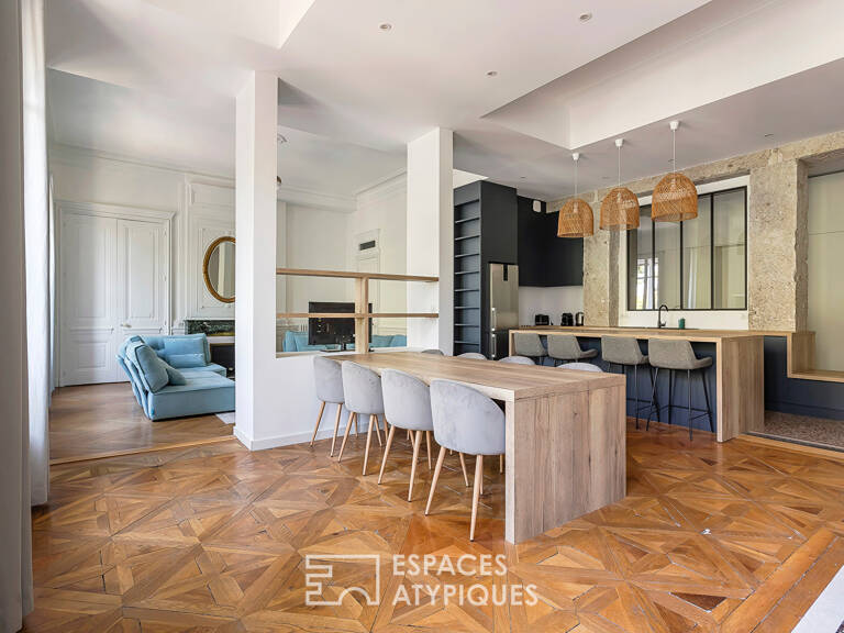 Appartement bourgeois meublé avec vue Rhône — photo 1