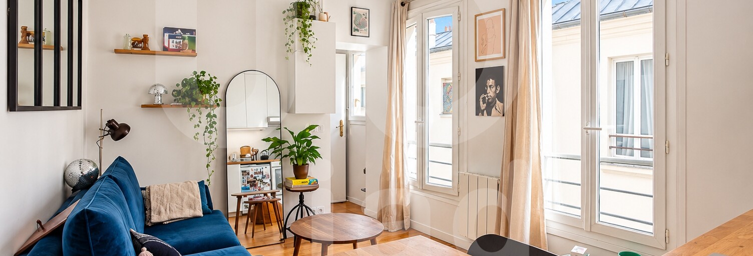 Appartement 2 Pièces 26 m² à vendre à Paris 17 (75017)