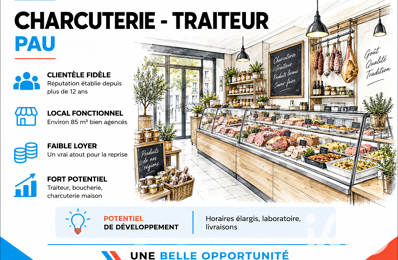 Vente Boucherie, Charcuterie 85 m&sup2; — photo du bien