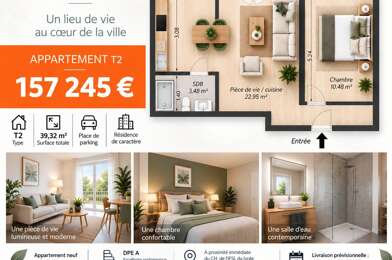 Appartement 2 pièces 157245 €